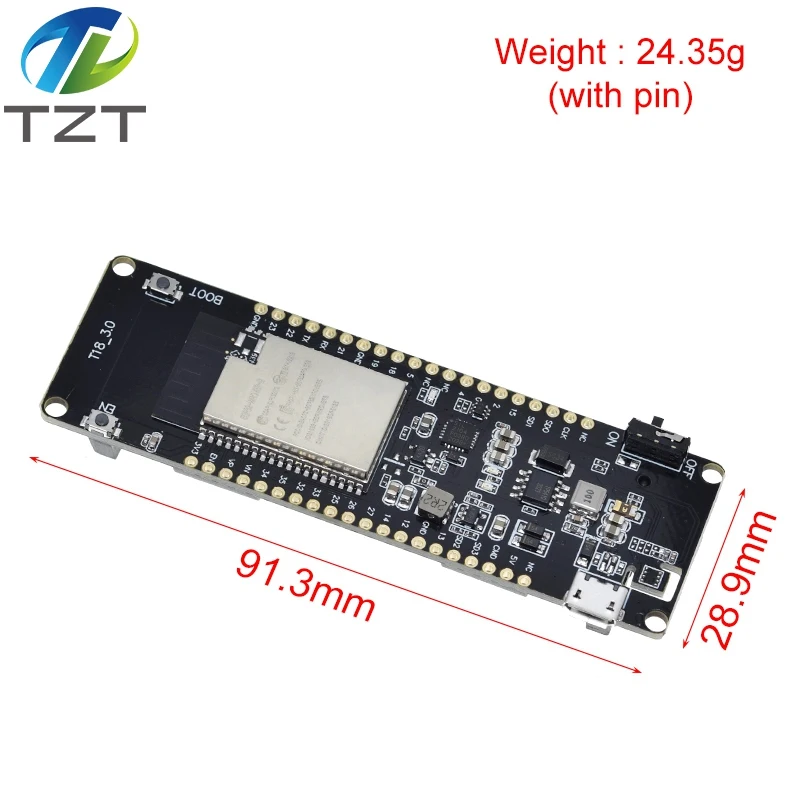 TTGO T-Energy ESP32 8MByte PSRAM WiFi & Bluetooth Module 18650 Battery ESP32-WROVER-B Development Board