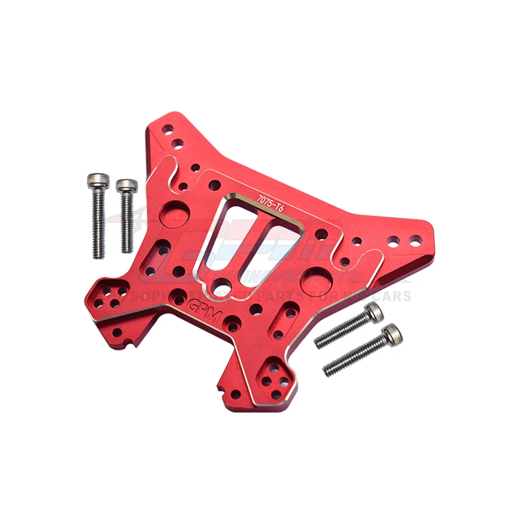 GPM Metal Rear Shock Tower Rear Shock Absorber Bracket Plate 9538 for Traxxas 1/8 Sledge 4WD Monster Truck 95076-4 RC Car