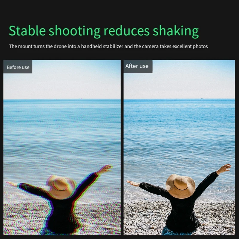 핸들 핸드 헬드 짐벌 안정기 지상 촬영 스탠드 끈이있는 DJI Mini 3 Pro 리모콘 용 삼각대 액세서리