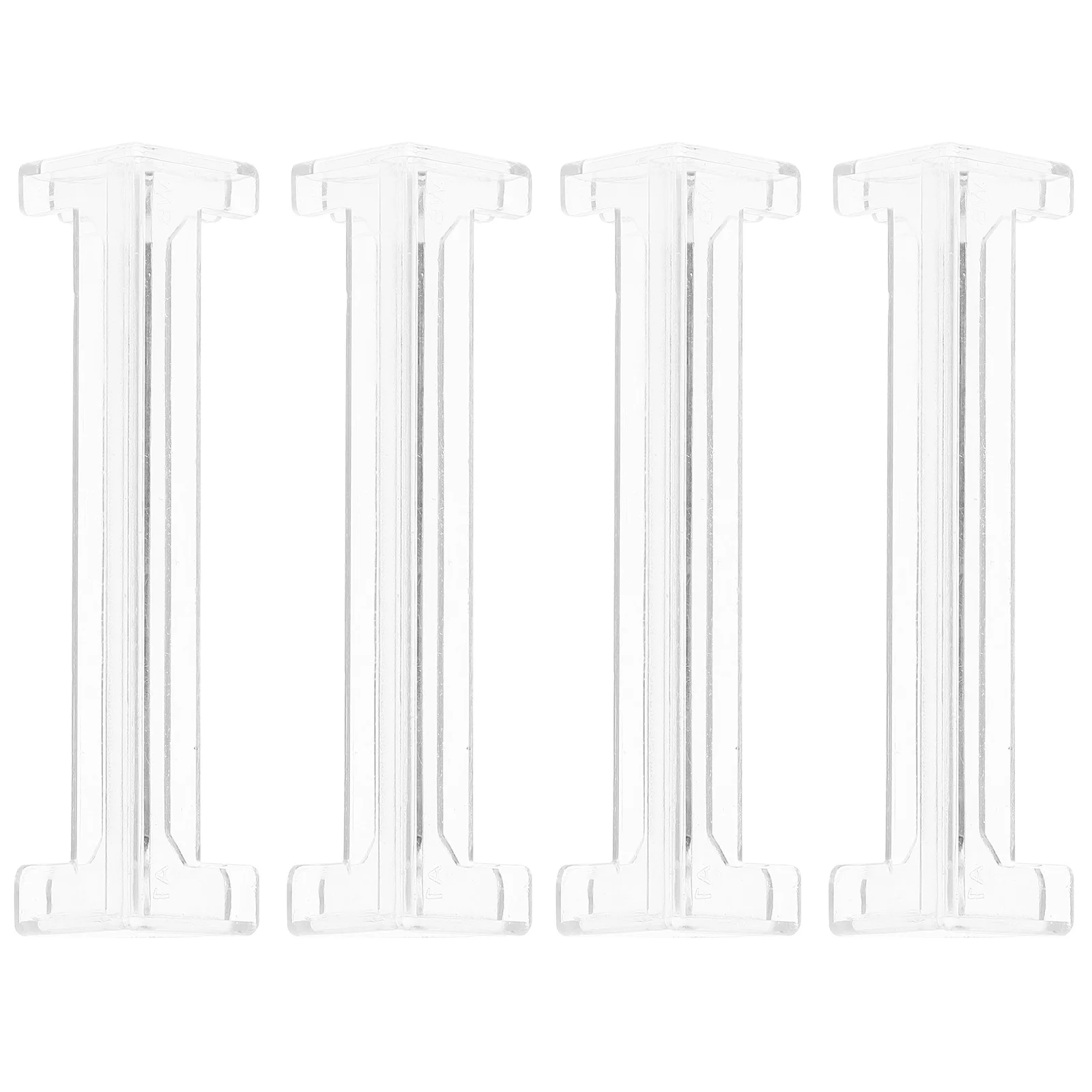 

4Pcs Clear Plastic Valance Clips Resistant Blind Clamps Replacement for Curtains Vertical Blind Repair Curtain