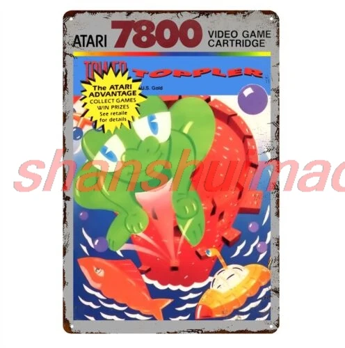 Toppler Retro Video Game Metal Poster Tin Sign 20*30cm sign
