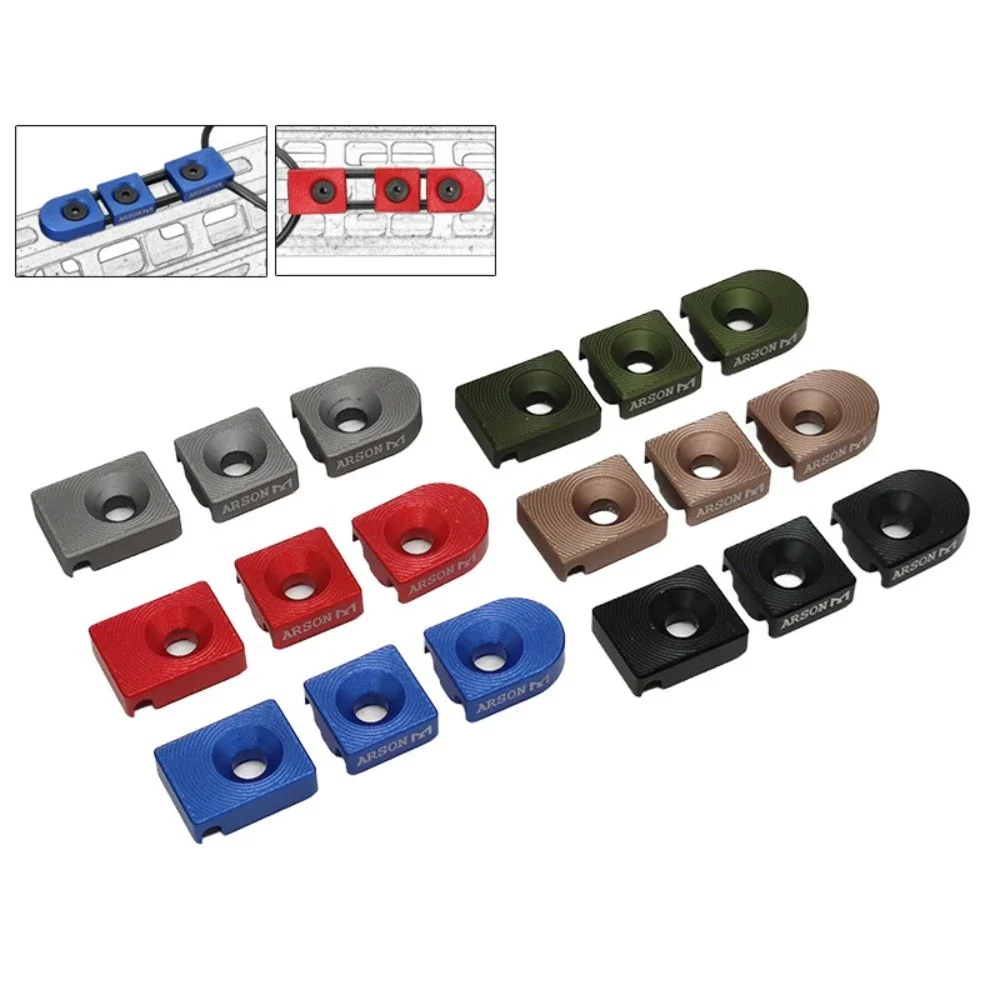 M300 M600 Flashlight Wire Controller PEQ MLOK Metal Rat Cail Wire Groove ARSON MACHINE