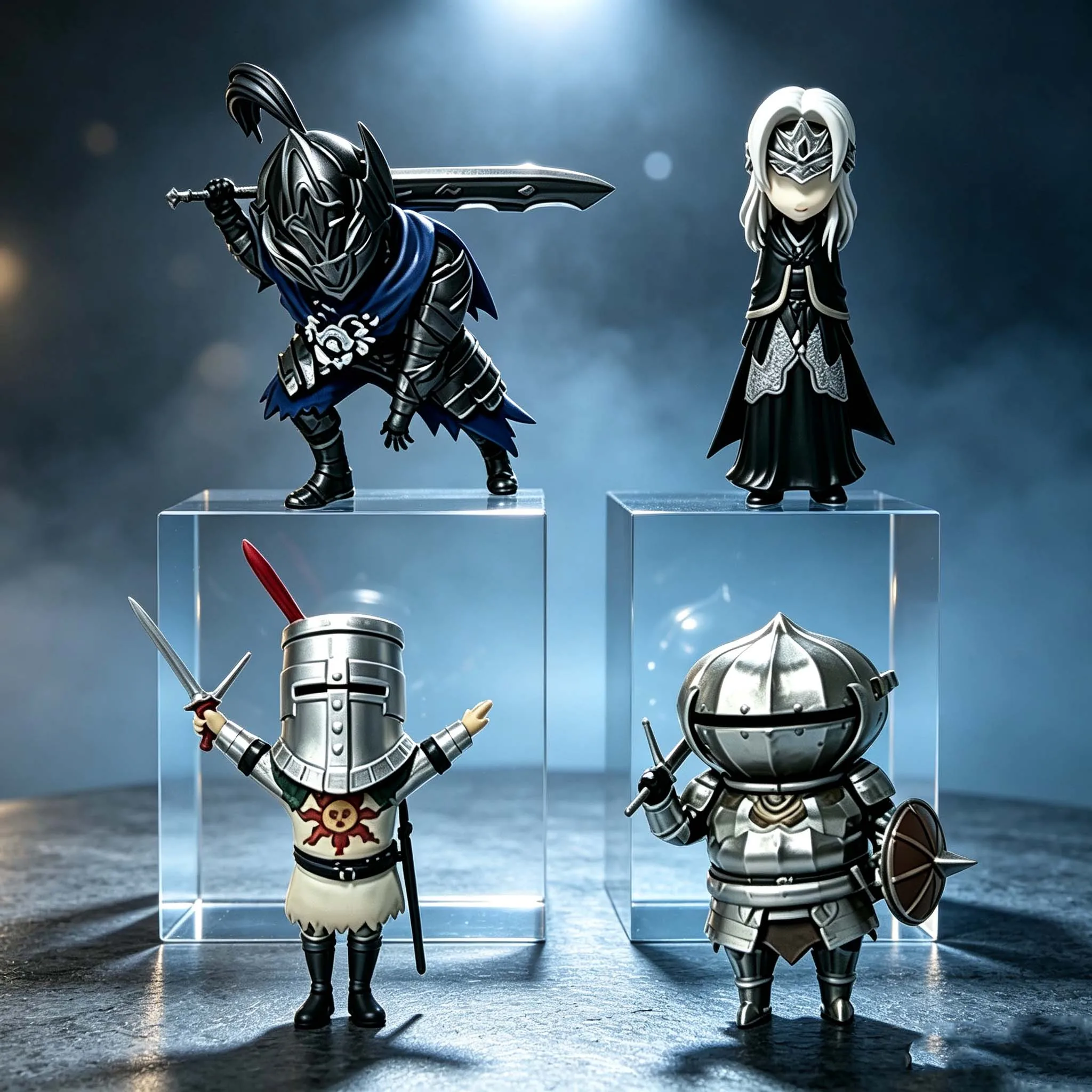 AA hot Dark Souls Figure Solaire Siegmeyer Oscar Ornstein Artorias Action Figure Pvc Statue Collection Model Toys for Gifts