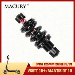 DNM 125MM 2000LBS/IN Variable Damping Shock Absorber for Electric Scooter VSETT 10+ IO HAWK ZERO 8X KUGOO LX10 KAABO MANTIS KING