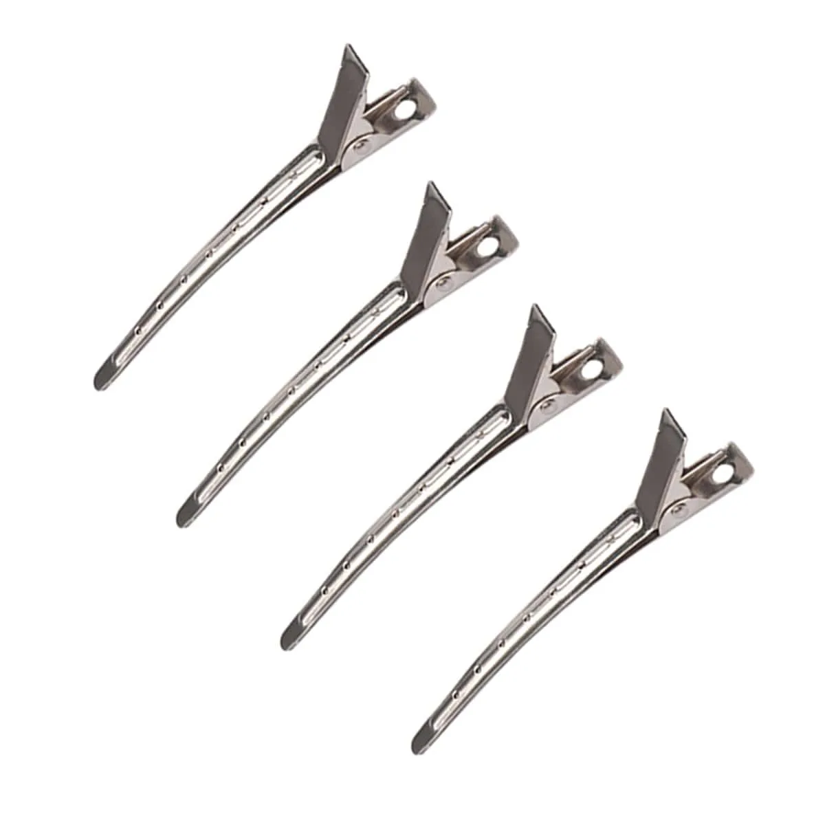 4pcs metal crocodile duckbill clip with teeth crocodile DIY hair clip hair styling tool hair clipSpecial for real hair wigs