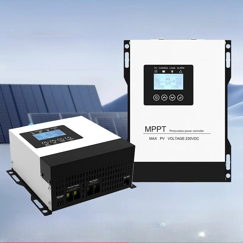 MPPT Solar Charge Controller 12V-96V Auto 30A/60A/120A 230V Input for Solar System, Home, RV & Off-Grid Battery Charging