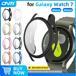 Capa para samsung galaxy watch 7 44mm 40mm cobertura completa pára-choques macio tpu capa protetora para galaxy watch7 acessórios