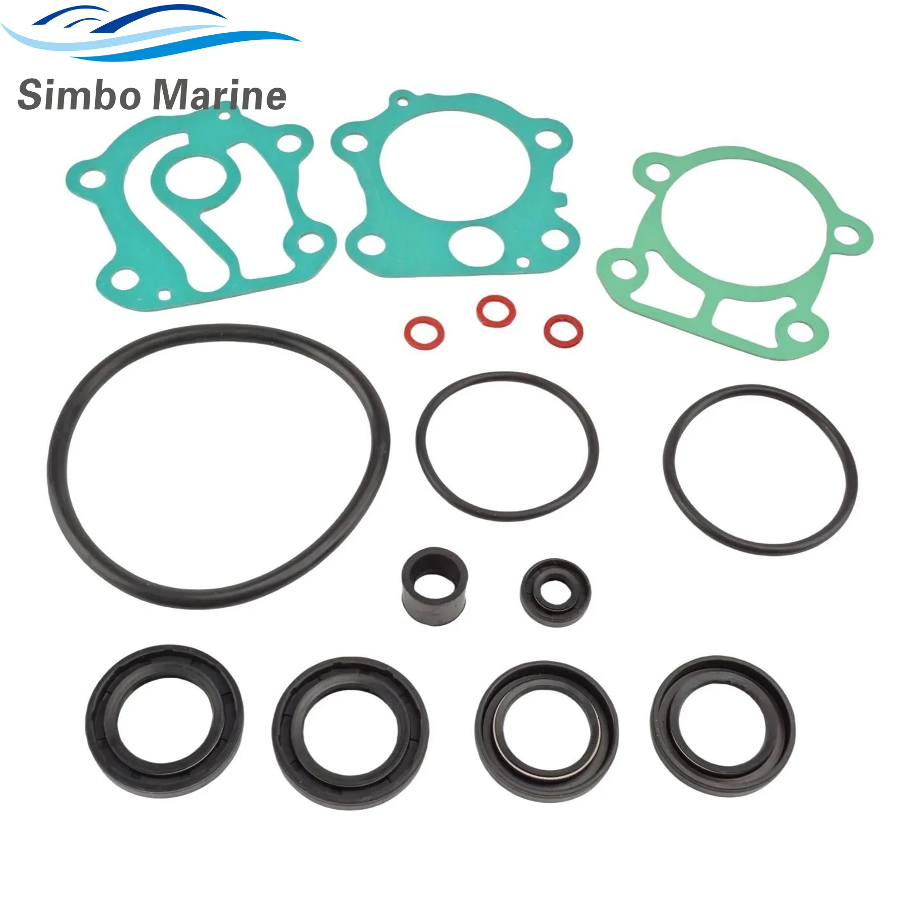 18-74504 Fits for Yamaha 2-Stroke 60 70 HP Outboard Engines Lower Unit Seal Kit Replacement Parts 6H3-W0001-22 6C6-W0001-20