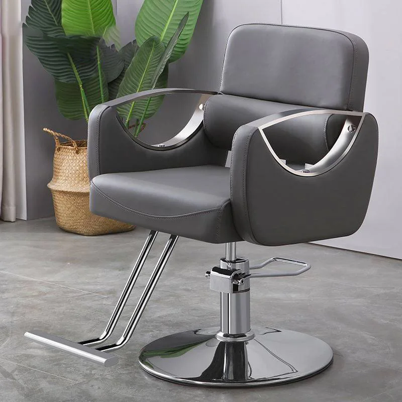 High Quality Luxury Barber Chair Swivel Elegant Unique Modern Barber Chair Italian Adjustable Chaise Coiffeuse Salon Furniture