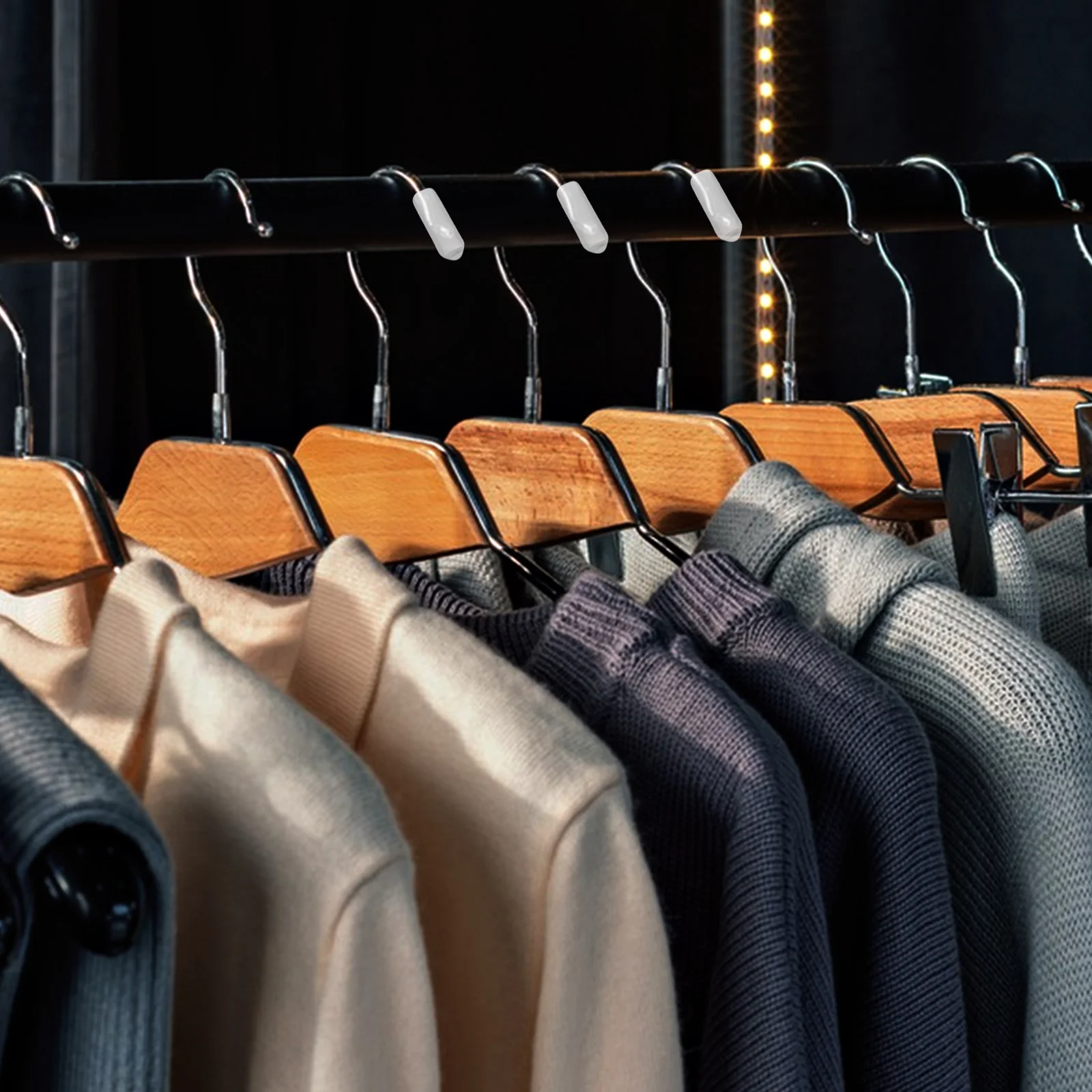 

500Pcs Transparent Screw Protector Tips Clothing Hanger End Caps Easy Install Bolt Thread Safety Covers Flexible Round End