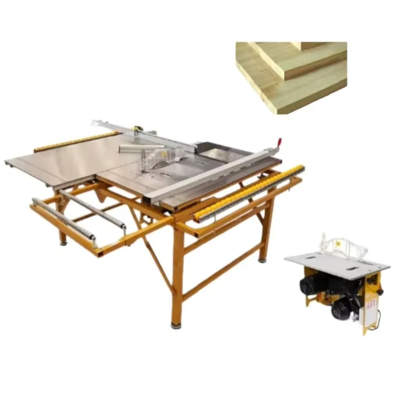 Portable Sliding Table Saw Factory Sell Best Hybrid for Panel Multifunction Portable Woodworking Saw Sled Sliding Table Attach