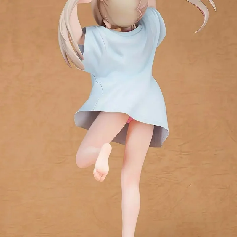 Figur Anime PVC Mahiro Oyama Homewear Pose Berdiri Wajah Dapat Diganti, Patung Dekorasi Meja, Hadiah ​