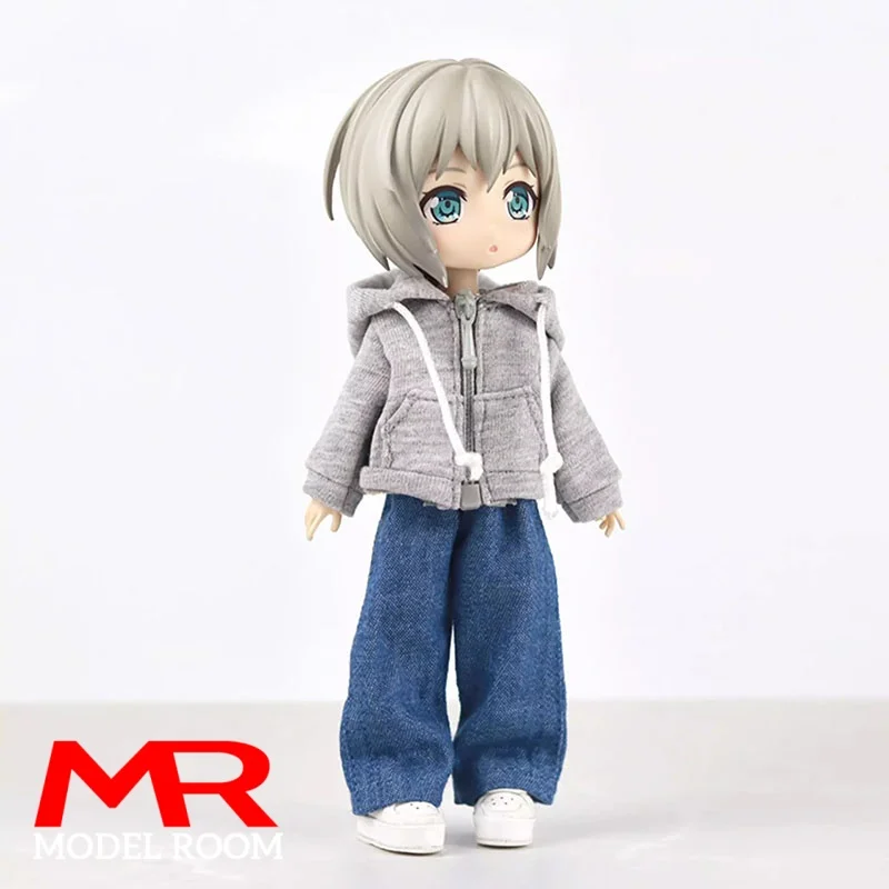 1/12 Schaal BJD Denim Jeans Kleding Model Fit 1:12 Ashi 2.0 3.0 OB11 Azone P9 P10 Ufdoll BJD Action Figure Poppen