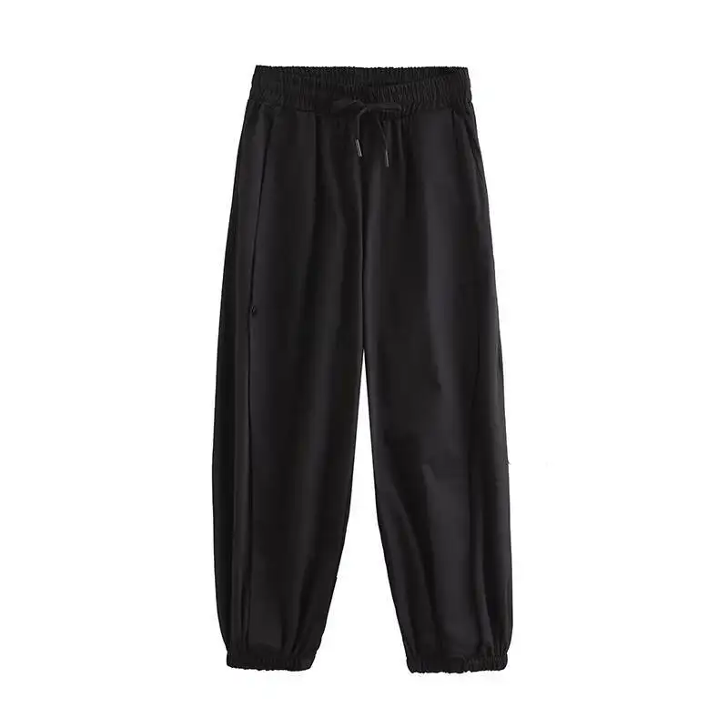 Pantalones Harun para mujer, ropa de primavera y otoño, Hip-Hop oscuro, sencillo, holgado, con personalidad