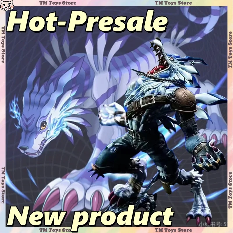 

Digimon Adventure Anime Figures 20cm Were Garurumon Figurine PVC Statue Desk ornament Collection Model Toys Christmas Gifts New