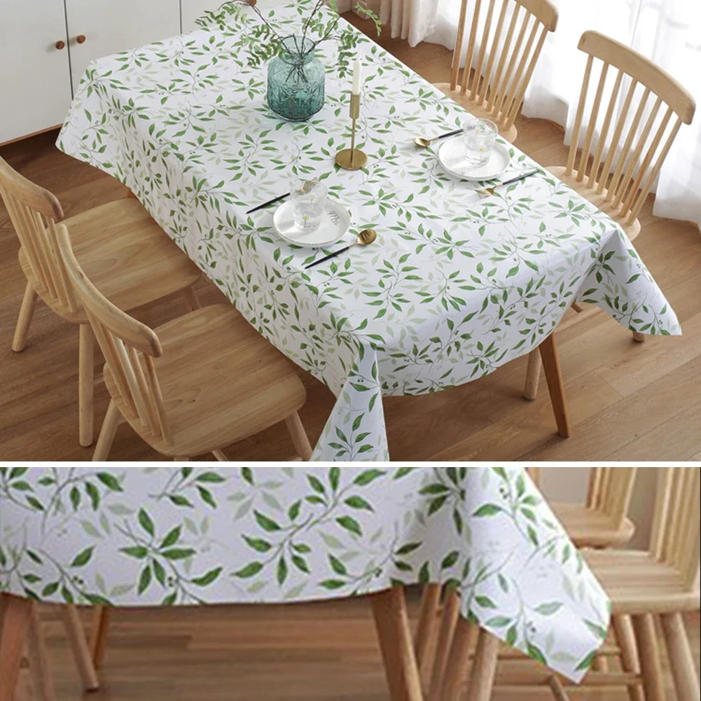 Oil proof and Waterproof Tablecloth Perfect for Dining or Coffee Tables Easy to Clean Long lasting and Elegant Design