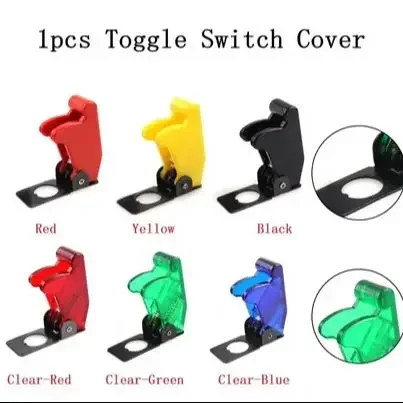 Toggle Switch Cover Toggle Switch Cover for Car Dashboard SPST On/Off Switch Airplane Missile Shrapnel 12V car parts