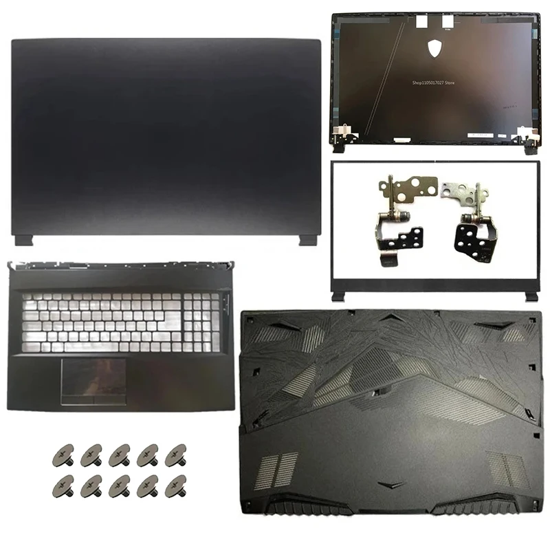 For MSI GL75 Leopard 9SE 9SD MS-17E2/E4/E5 MS-17E7 NEW LCD Back Cover Top Lid Bezel Hinges Palmrest Bottom Notebook Parts Repair