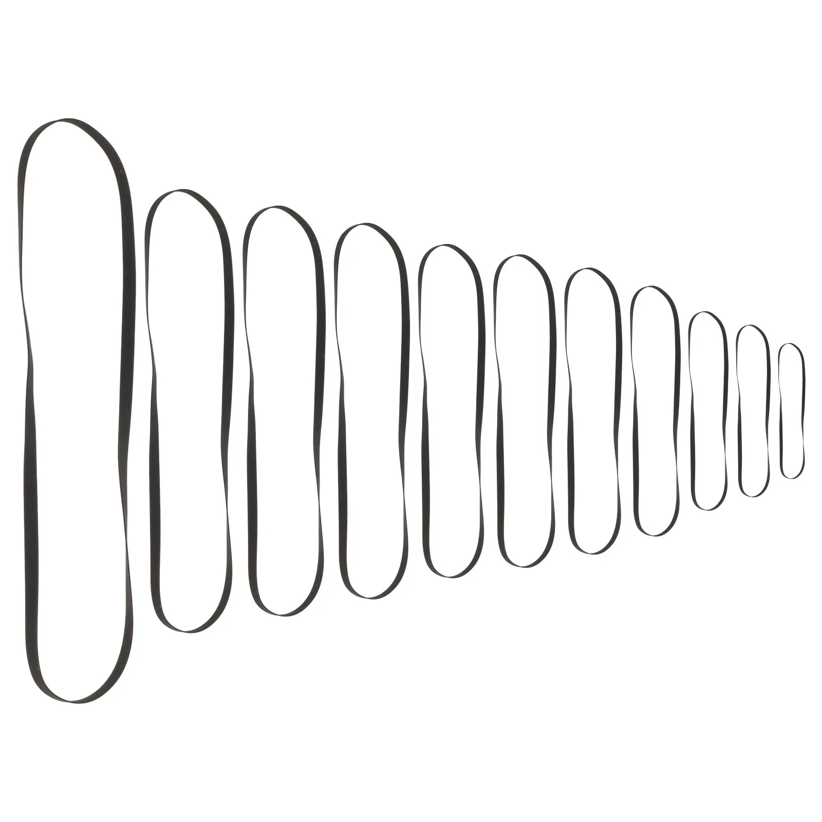 

11Pcs Turntable Belt Rubber Flexible Drive Belt for Phonograph Record Player Replacement Parts Accessories Phonograph Parts