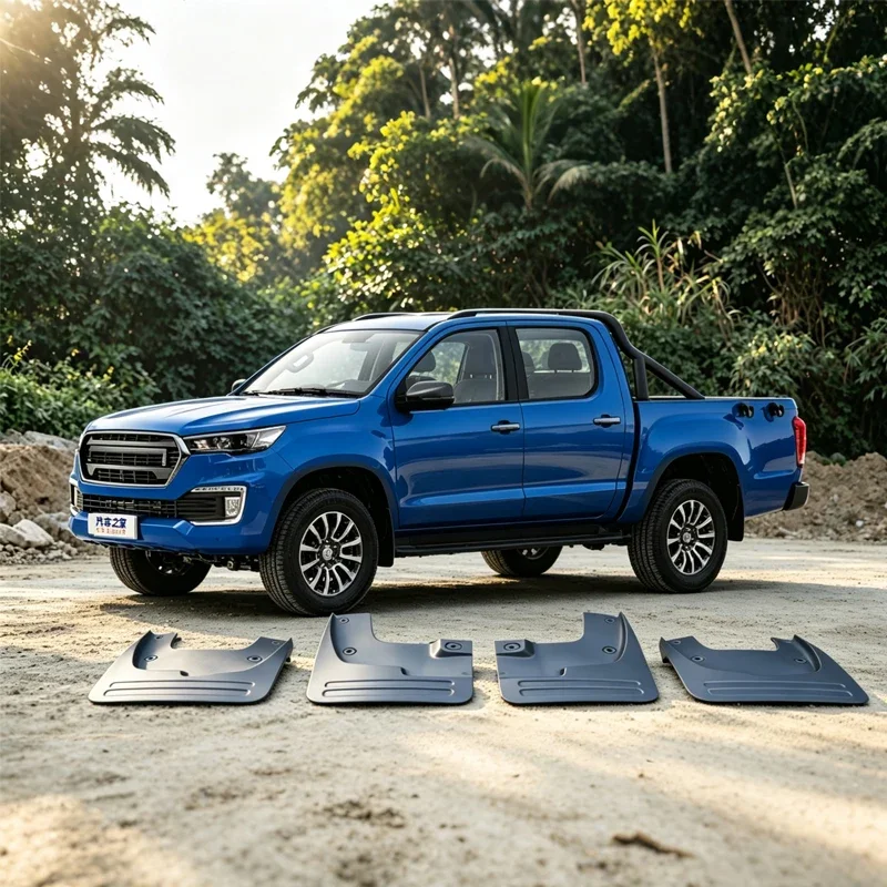 Брызговики из АБС-пластика для FOTON TUNLAND G7 2025-2026: Премиум-защита от грязи и износа, аксессуар для кузова