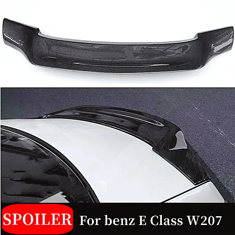 

For 2010-2017 Mercedes benz E Class W207 C207 E200 E250 E300 E350 Carbon Rear Trunk Lid Car Spoiler Wings R Style Tuning