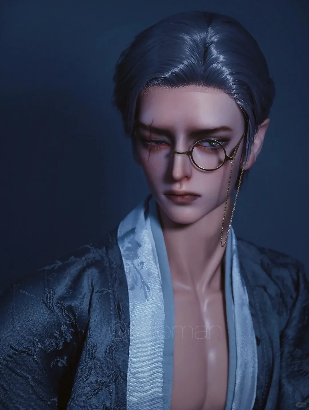 ตุ๊กตาBJDตุ๊กตาSD 1/3 ส่วนตุ๊กตาเด็กStrongลุงแผลเป็นHunter Half Sleepเรซิ่นของเล่นของขวัญวันเกิด