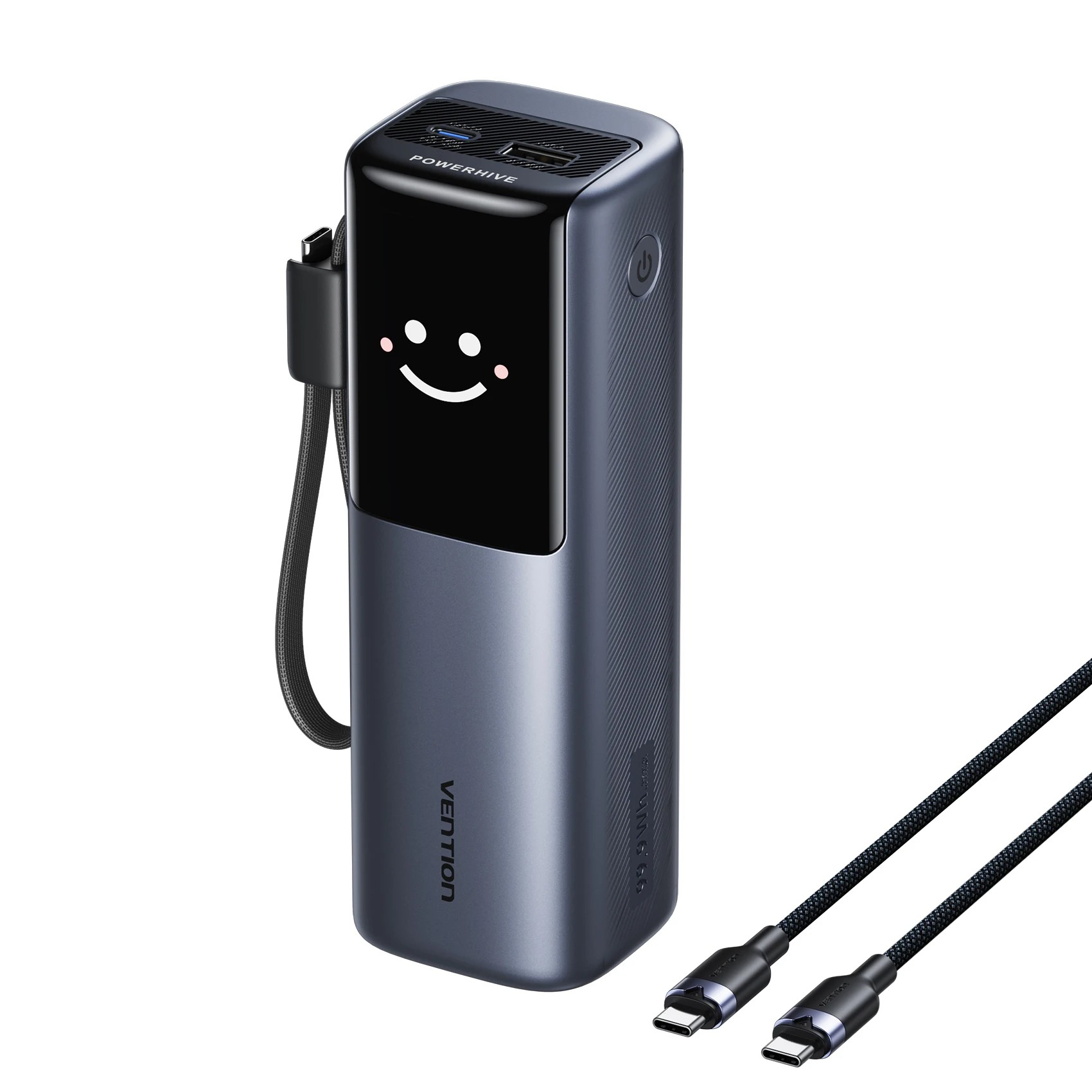 Vention 27000mAh Powerbank 200W PD Schnellladegerät für MacBook Laptop Tragbare Powerbank Externer Akku für iPhone 17 Samsung 26