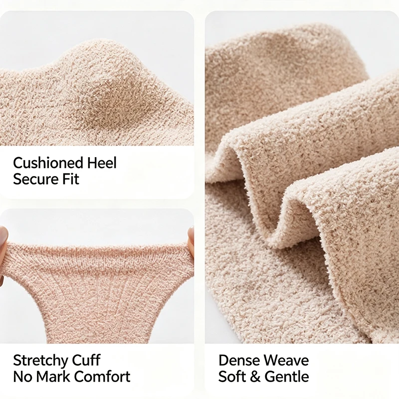 Cute Bear Baby Stockings Winter Thick Thermal Infant Socks Soft  Toddler Knee High Socks Newborn Leg Warm Socks For Boys Girls