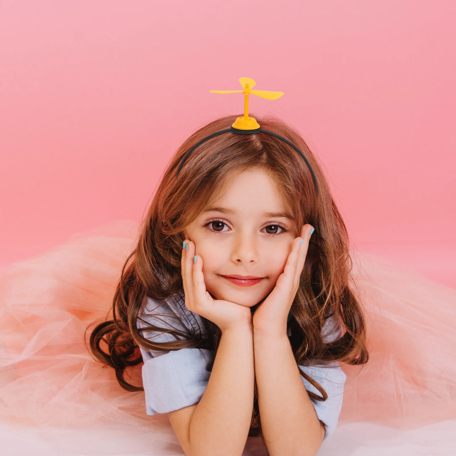 

1pcs Windmill Headband Cute Funny Party Favor Lightweight Photo Prop for Adults birthdays weddings graduations party headwear