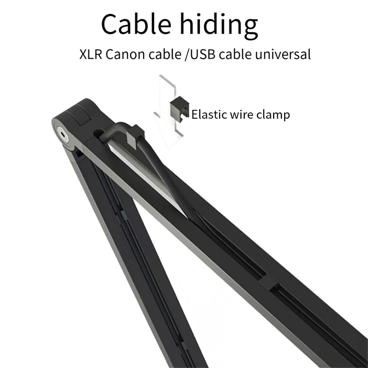 Универсальные регулируемые подставки для микрофона с металлической подвеской