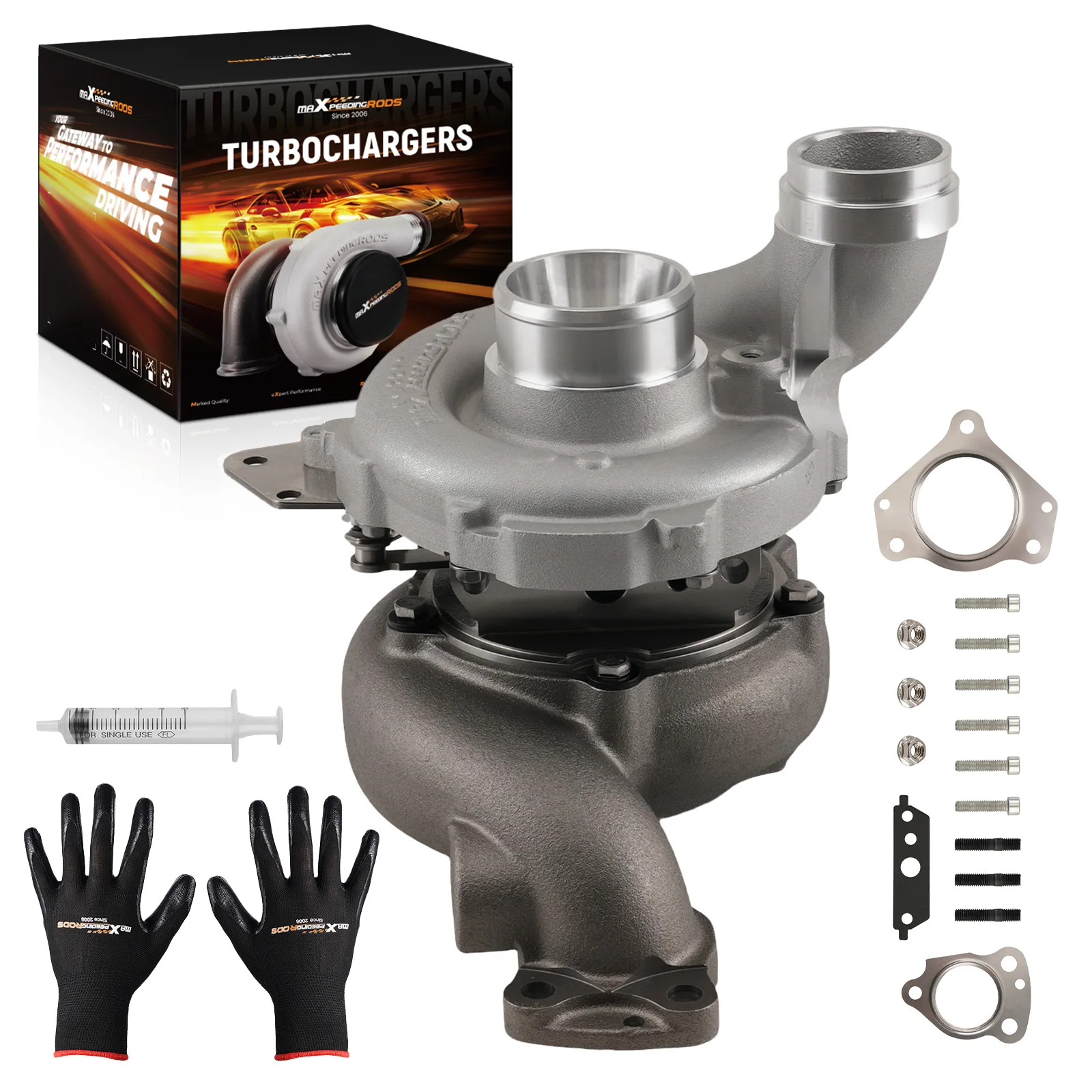 

Турбокомпрессор MaXpeedingrods GTA2052GVK для Mercedes PKW Chrysler 120 CDI (W639) 300C 150 кВт, двигатель OM642, 2006-2008, 6420901180