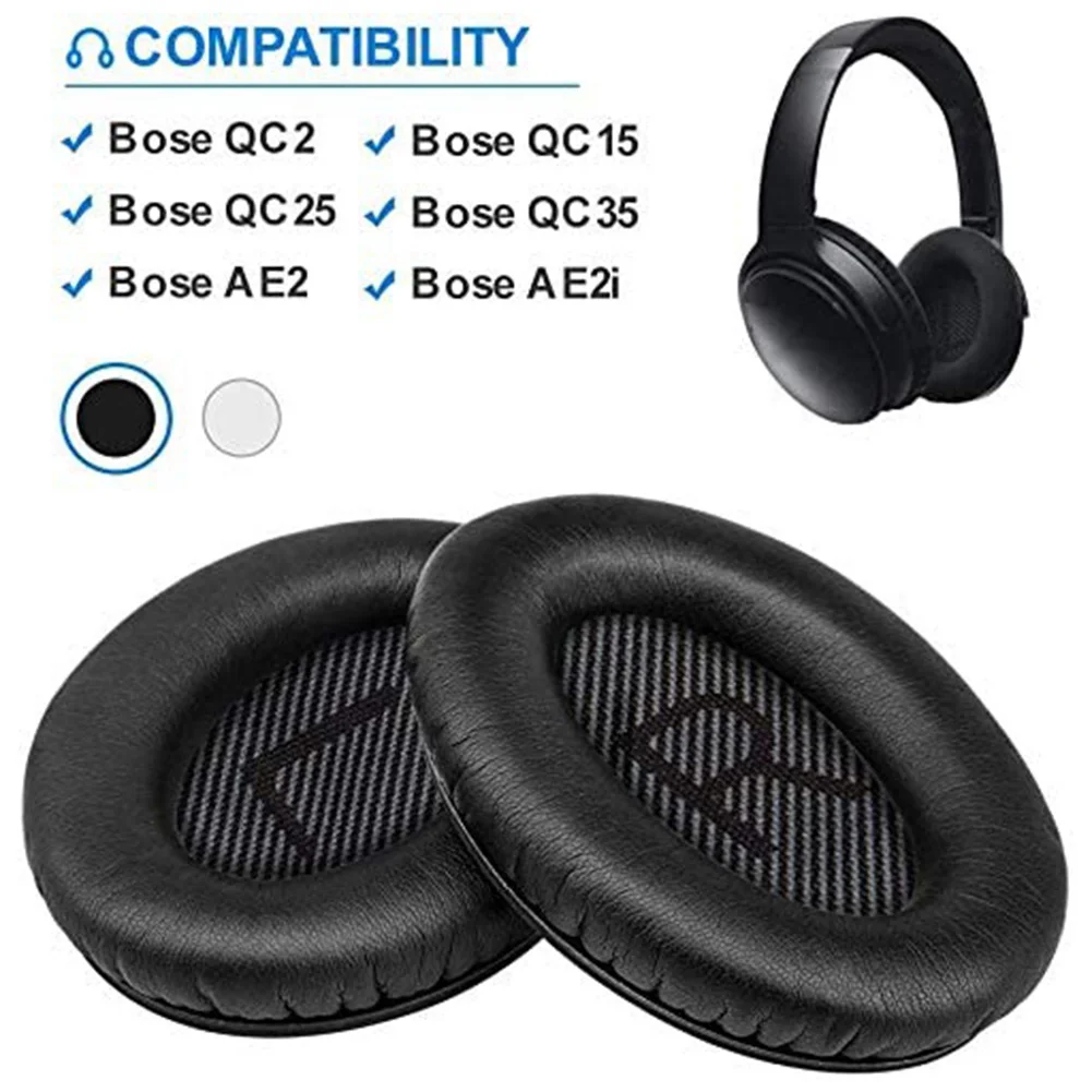 Wireless Headphones Bose Ear Pad Replacement Quietcomfort 25 Bose QC25/QC2 Fabric Ear Pads S3