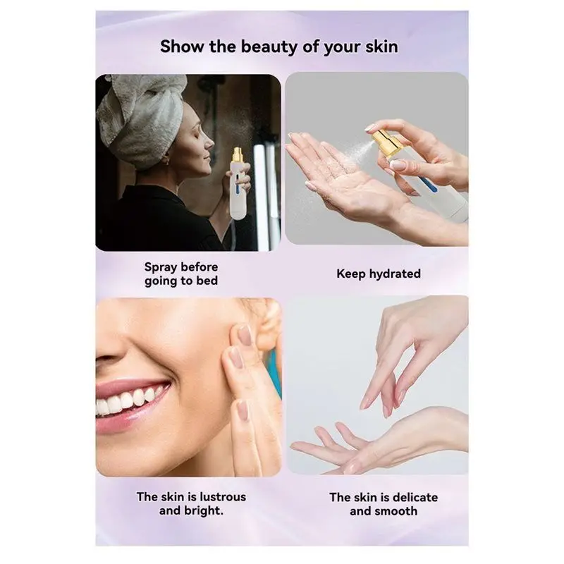 X16A 2025 رذاذ جديد محمول قابل لإعادة الشحن غني بالهيدروجين 20 مل مستويين قابلين للتعديل تأثير تجميل مضاد للشيخوخة #4