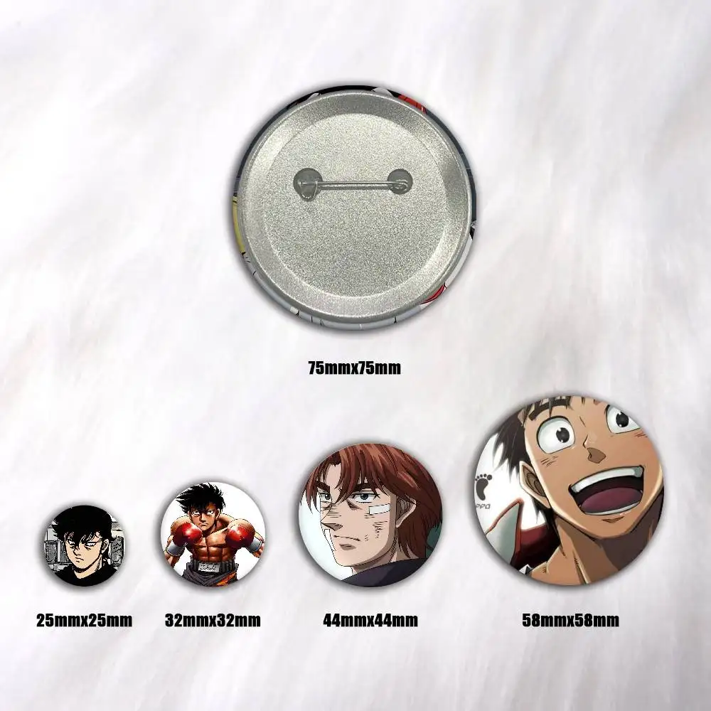 A-Hajime No Ippo Icon Anime Round Badges, Brooches, Clothing Accessories, Birthday Gifts, Anime Conventions