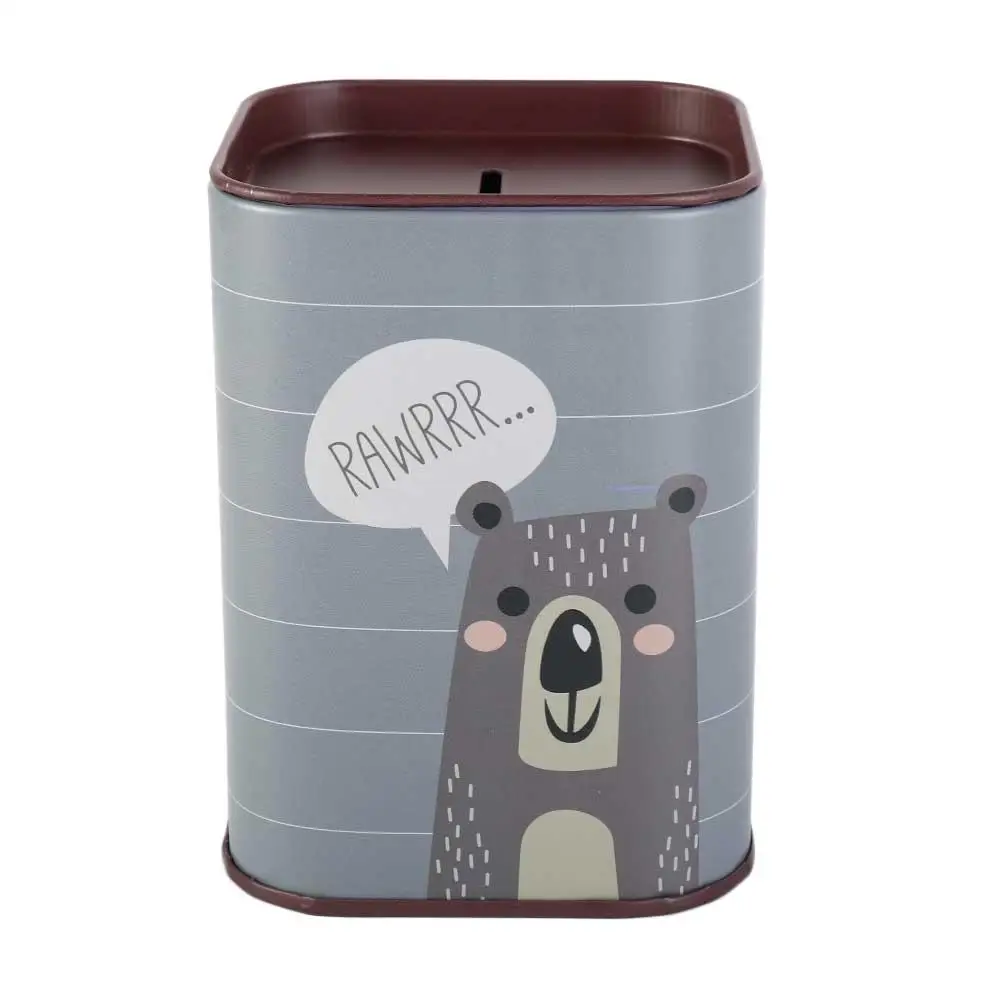 

Toy For Kids Cartoon Home Decoration Giraffe Animal Tinplate Toy Cash Cabinet Money Box Metal Piggy Bank Cash Box Coin Box