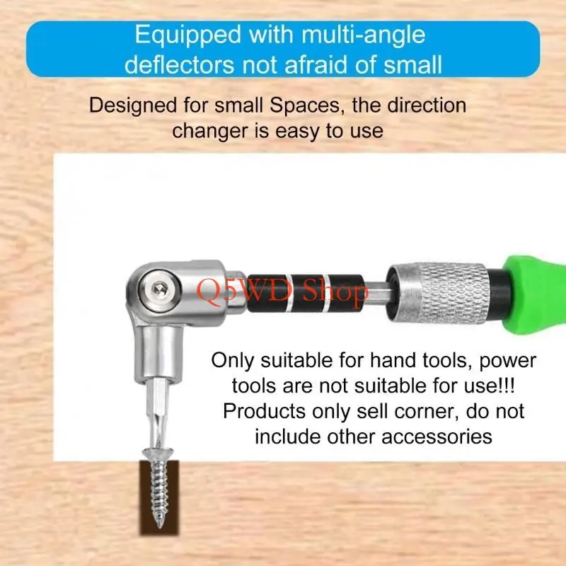 Q5WD Pivoting Bit Tip Holder Quick Tool Connection 180° Rotation Bendable