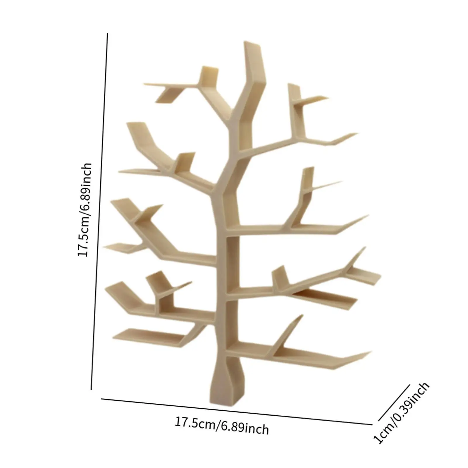 인형집 미니어처 책장 1/12 스케일, 미니, 시뮬레이션 인형 장식 인형집 가구 나무 모양 인형집 책장