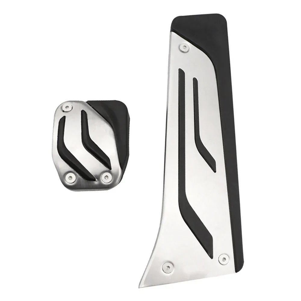 Edelstahl-Kraftstoff-Bremspedalabdeckung für BMW M3 M2 M5 M4 M6 Zubehör am Pad (passend für BMW F80 F87 F10 F82 F12) – Detail 5