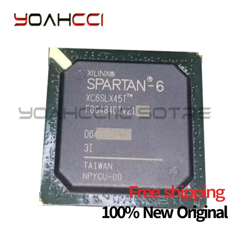 1-10piece-100-new-original-xc6slx45t-3fgg484i-package-bga484-free-shipping