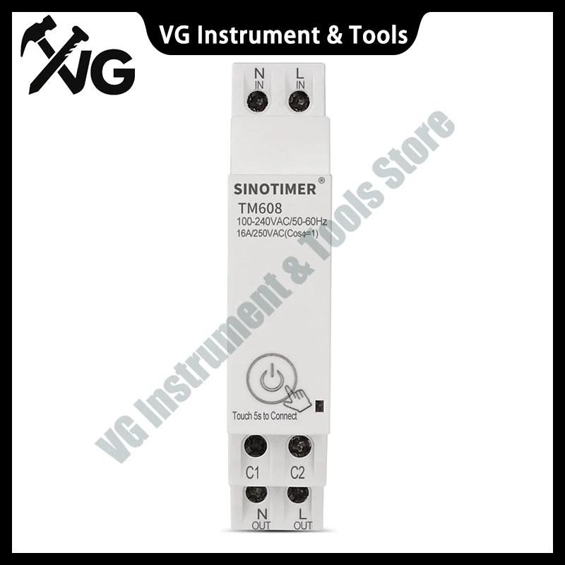 TM608 Smart WiFi однофазный ватт-часовой измеритель мобильное приложение бытовой многофункциональный измеритель рельсов 16A 100-240 В