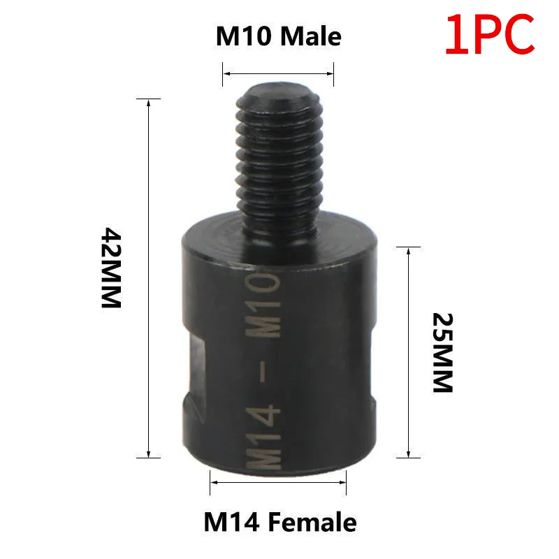 Angle Grinder M10 M14 5/8-11 Adapter Thread Converter Adapter Interface Connector Screw Connecting Rod Nuts Slotting 100 125Type
