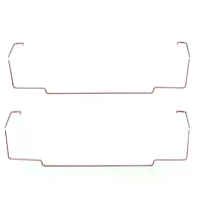 1pair Electronic Replacement Part Computer CPU Cooling Fan Clip Steel Wire Fastener For Electronic Device Repair Durable High