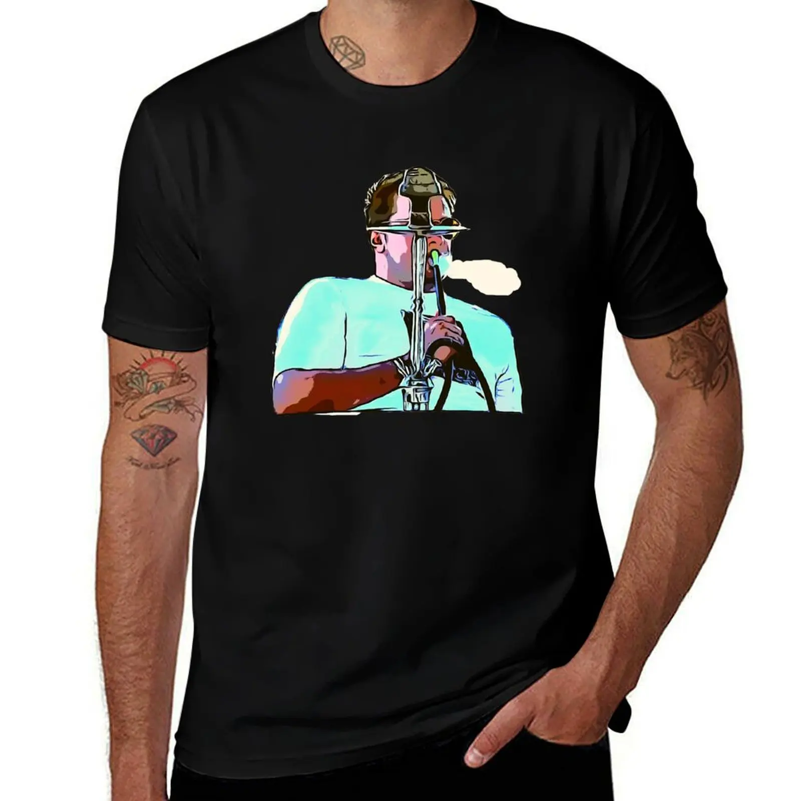 Luka Doncic hookah T-Shirt Functional Casual Short Sleeve Tee T-Shirt