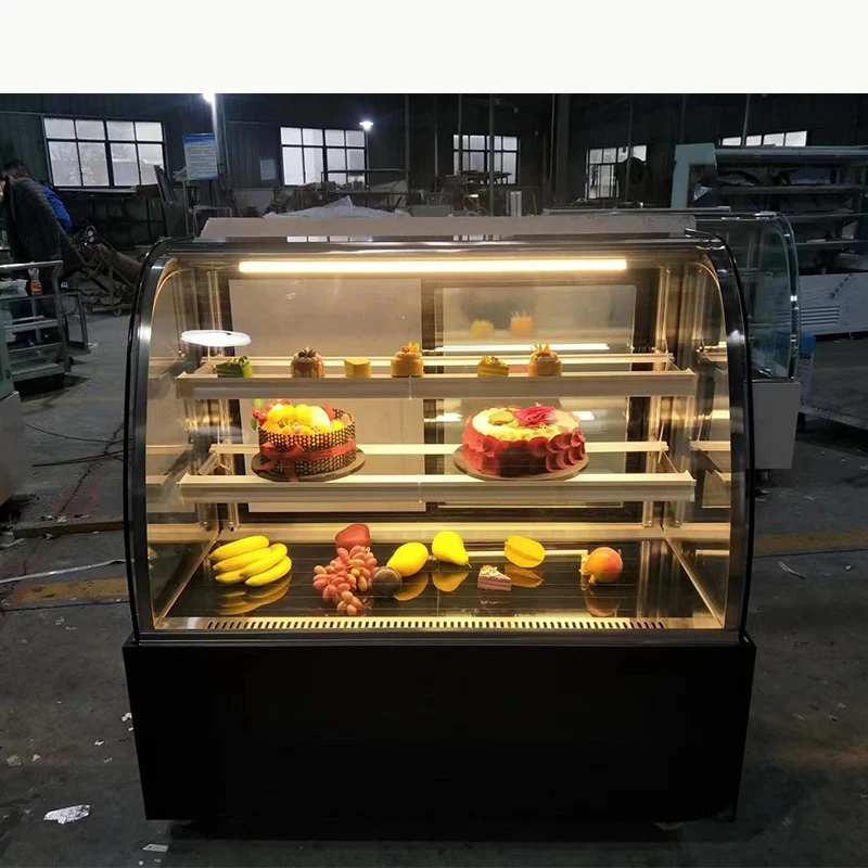 2026 Hot Selling Commercial Cake Display Cabinet Pastry Refrigerator Vertical Cake Refrigerator Display Stand