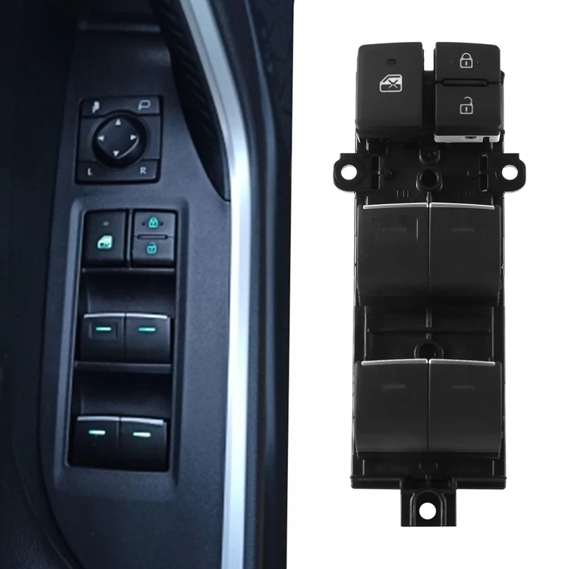 

Car Lighted LED Power Window Lifter Switch Button For Toyota RAV4 CHR Corolla 2019-2022 Left Driving Backlight Upgrade