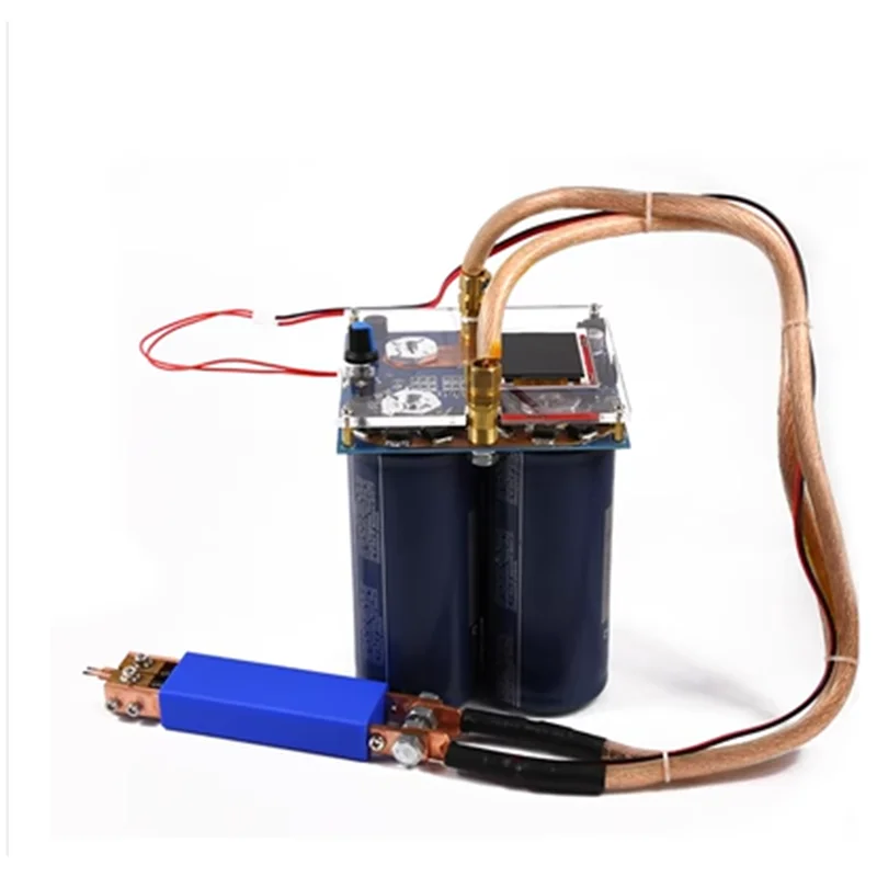 Double Pulse Adjustable High Power Spot Welder Lithium Battery Spot Welder Farad Capacitor Butt Welder Household Welding