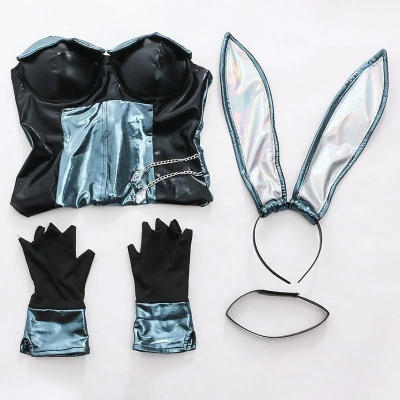 Costume de Cosplay de la ligue des légendes pour fille, KDA Kaisha, fille, lapin, Anime