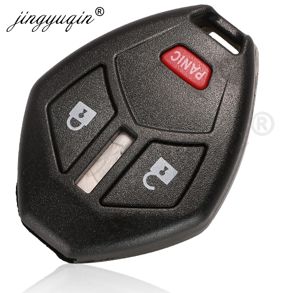 jingyuqin No Blade Remote Key Shell Case Fob For Mitsubishi Lancer Outlander Eclipse Endeavor Galant 2/3/4Buttons Car Key Style