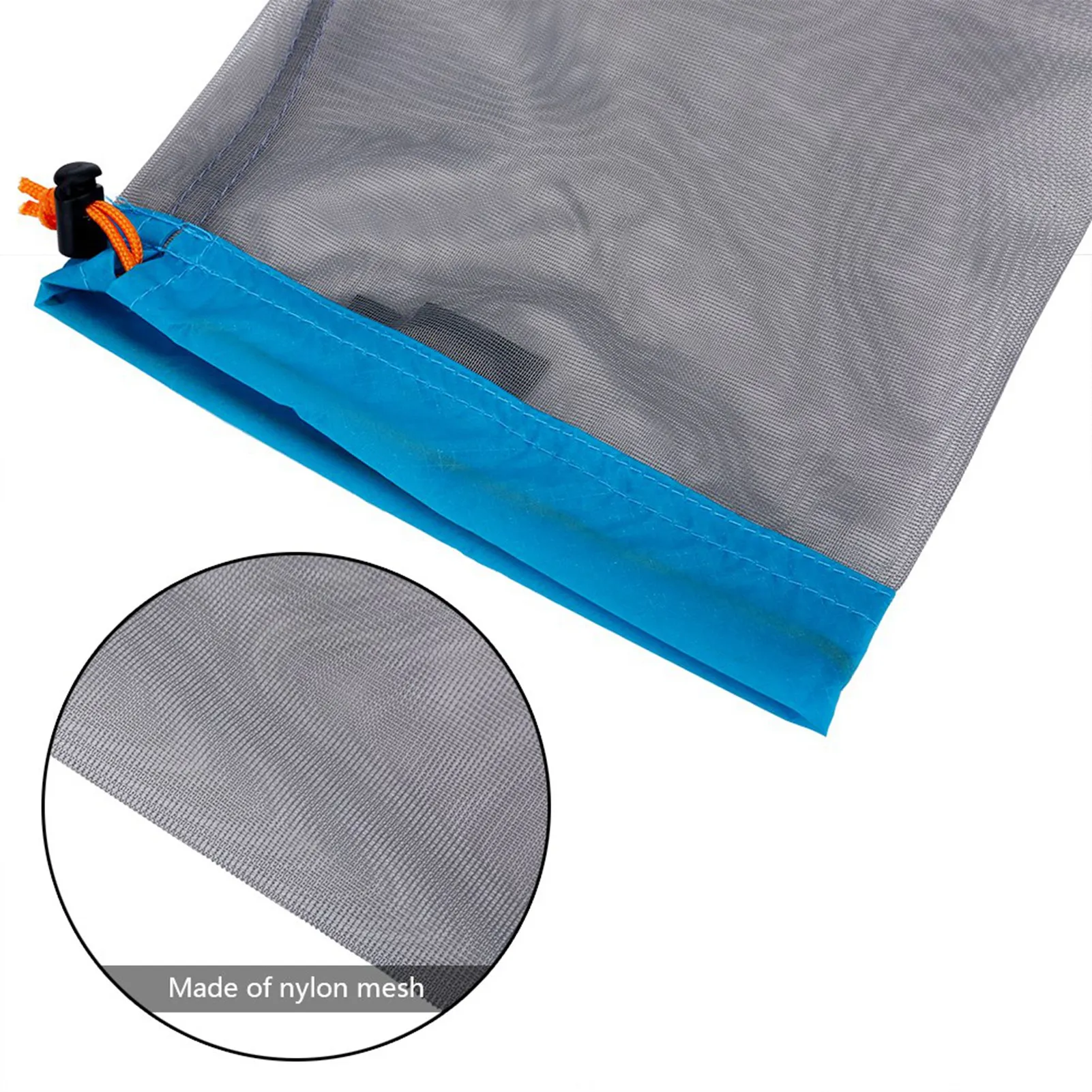 Bolsa de malla con cordón para almacenamiento y pesca – ultraligera - imagen 5