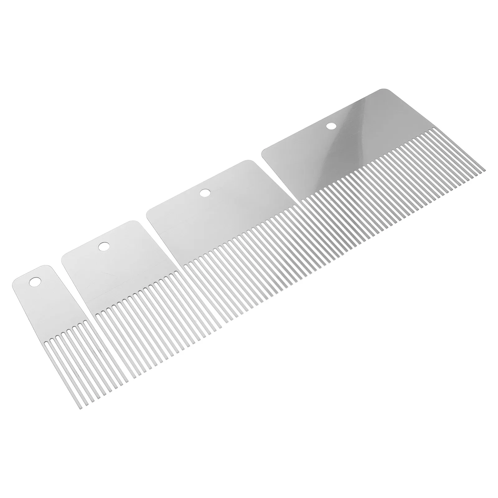 4Pcs Drywall Scarifier Stainless Steel Graining Comb Texture Tool Painting Grain Comb Plaster Wall Artistic Texture Painting